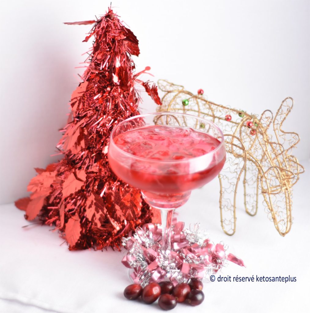 Cocktail de Noël keto