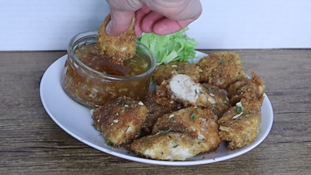 Croquettes de poulet keto